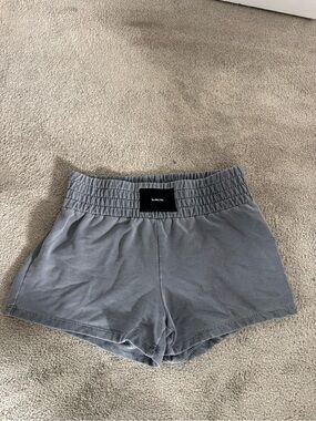 TALENTLESS Heather Gray Elastic-Waist Athletic Shorts